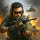 Black Strike: War Shooter Logo
