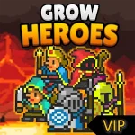 Grow Heroes VIP : Idle Rpg Logo