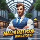 Mall &amp; Fast Food Simulator 3D Logo