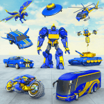 Multi Robot Car Transform Bat Logo