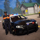 Real Police Car Simulator Game Logo
